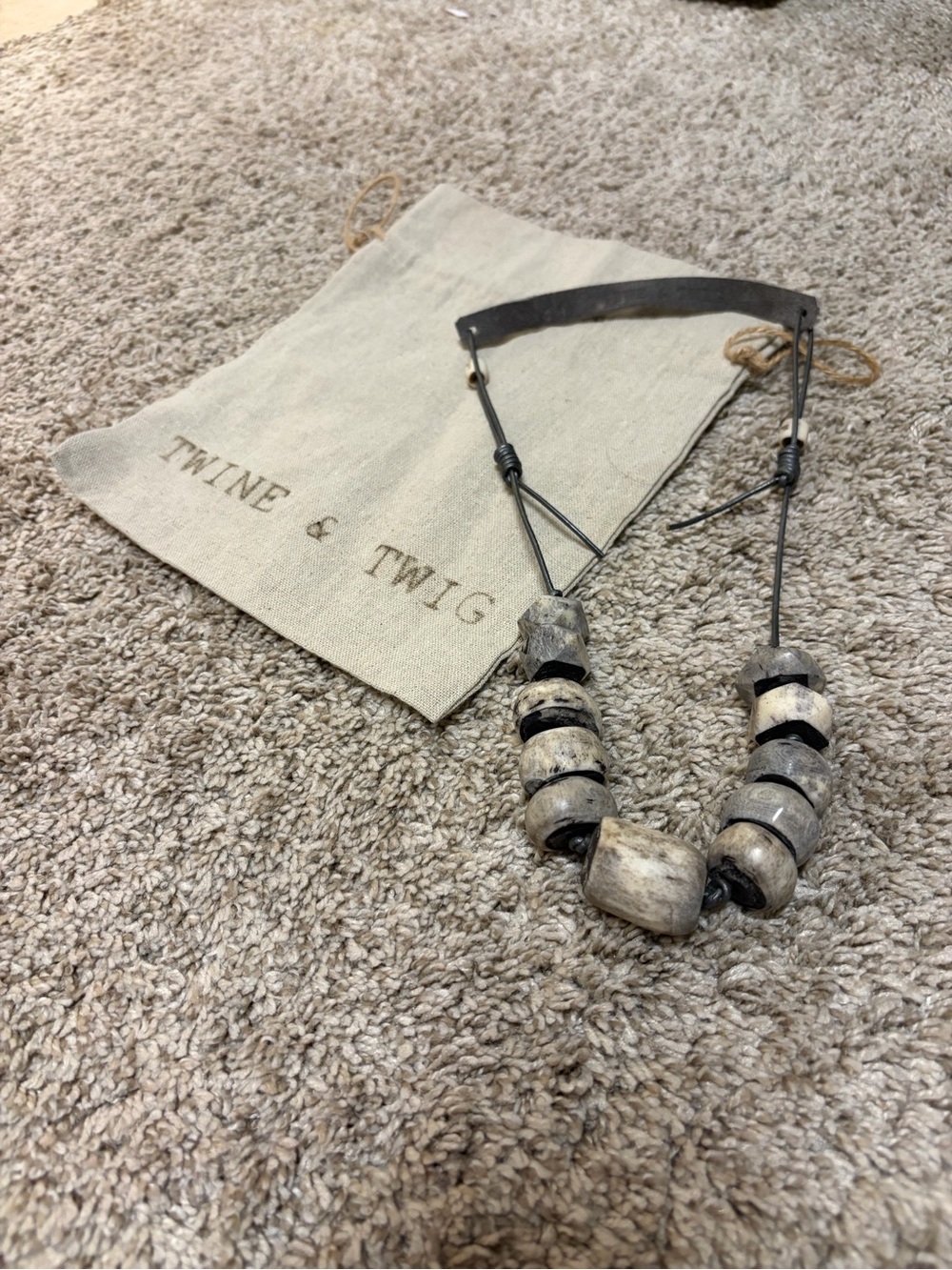 Twine & Twig Statement  Necklace